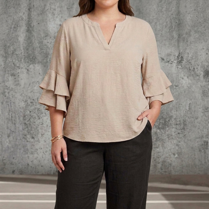 Blusa Silueta Perfecta — Oculta Barriga y Estiliza Brazos