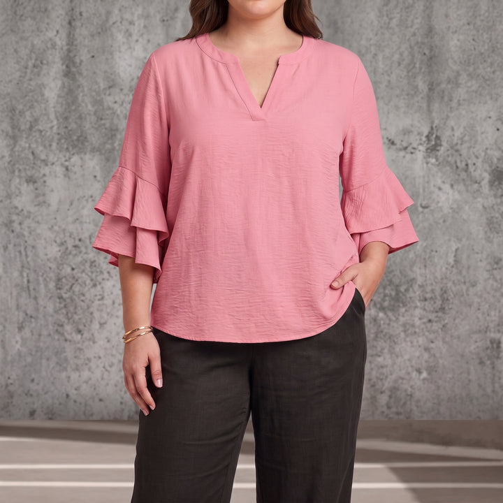 Blusa Silueta Perfecta — Oculta Barriga y Estiliza Brazos